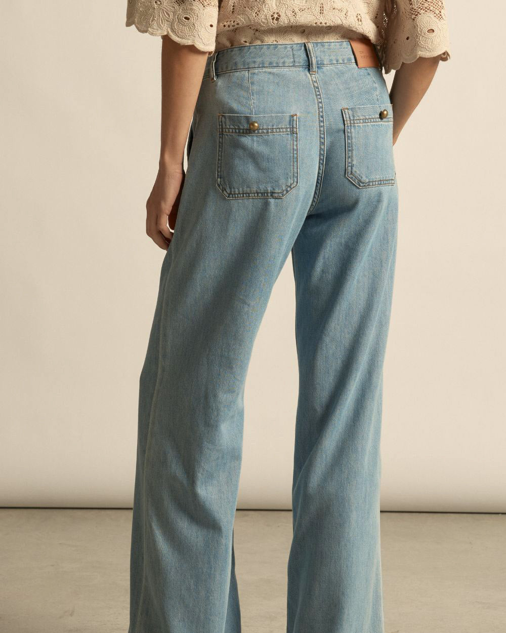 Flint Jean Light Washed Denim