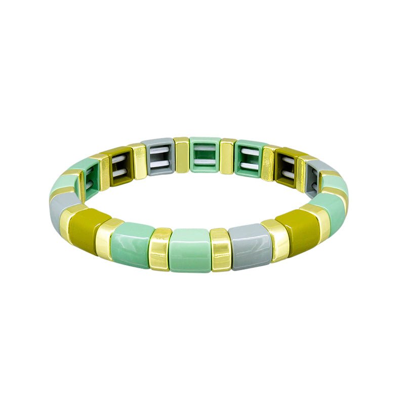 Find Forest Enamel Bracelet - Tiger Tree at Bungalow Trading Co.