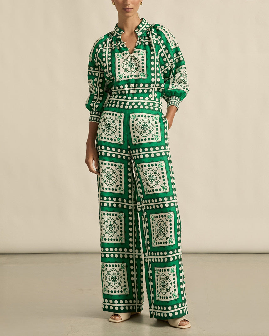 Gesture Pant Parrot Scarf