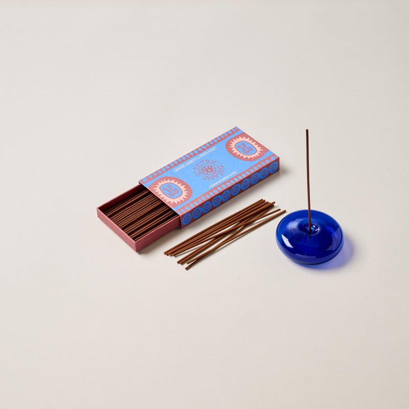 Find Glass Incense Holder Cobalt - This Is Incense at Bungalow Trading Co.