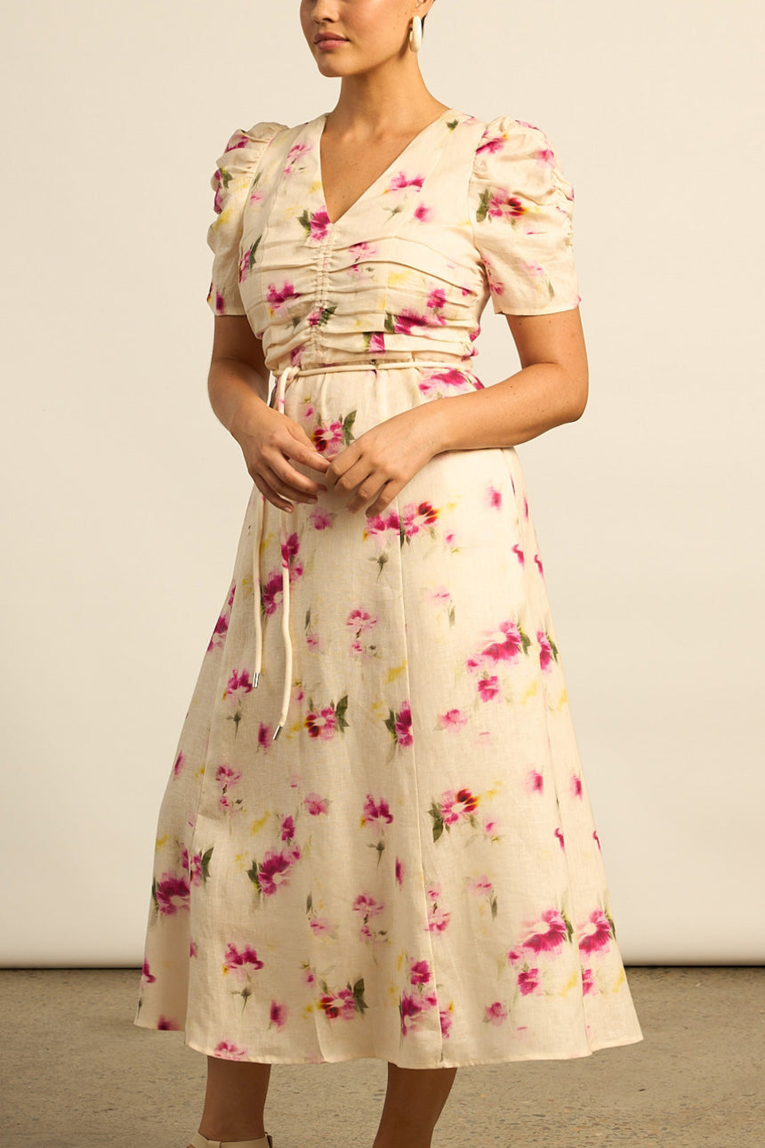 Glimmer Dress Watercolour Bloom