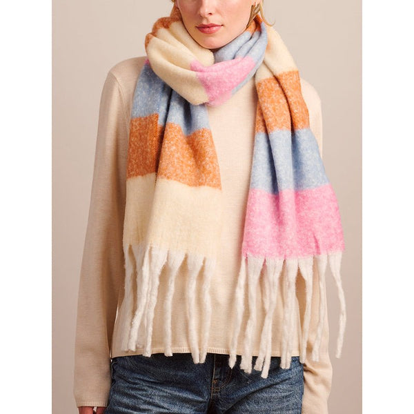 Find Gstaad Scarf Pink - Tiger Tree at Bungalow Trading Co.