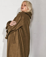 Find Gwyneth Coat Khaki - Kireina at Bungalow Trading Co.