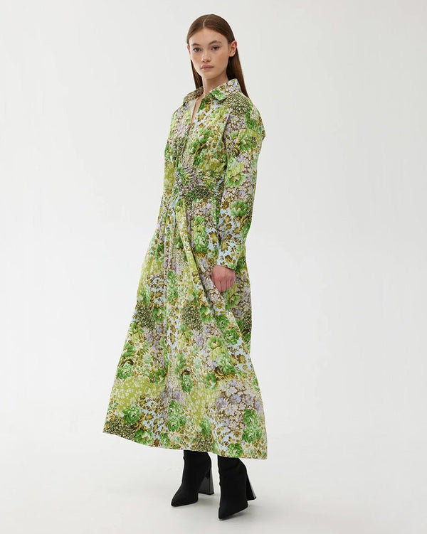 Find Hazel Dress Floral Haze - Kinney at Bungalow Trading Co.