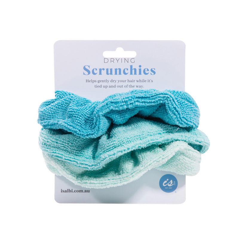 Drying Scrunchies Aqua