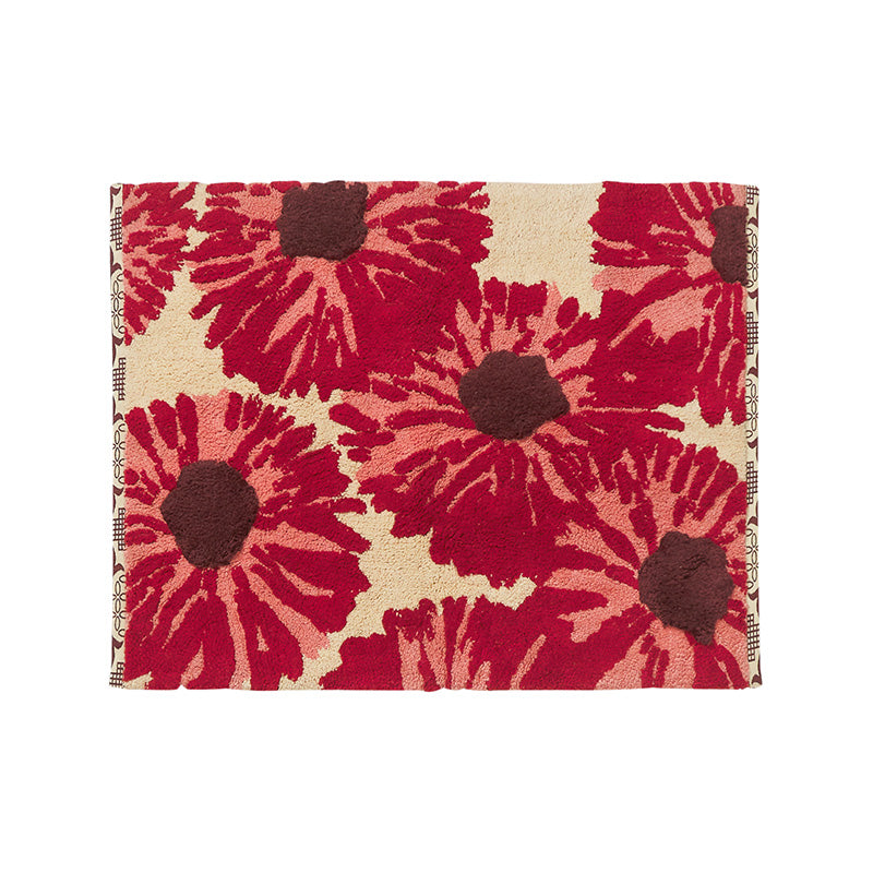 Isabella Bath Mat Crimson