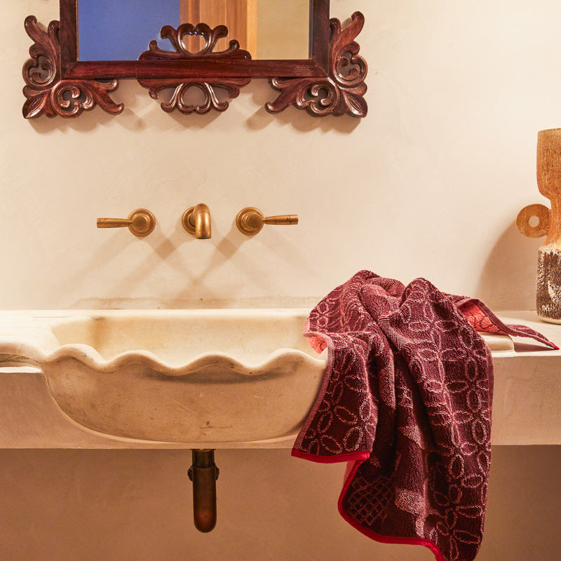 Esme Hand Towel Hibiscus