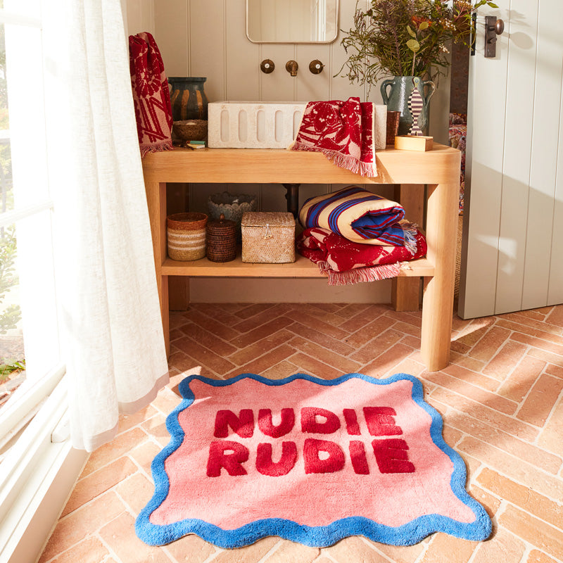 Amalie Nudie Bath Mat Hibiscus