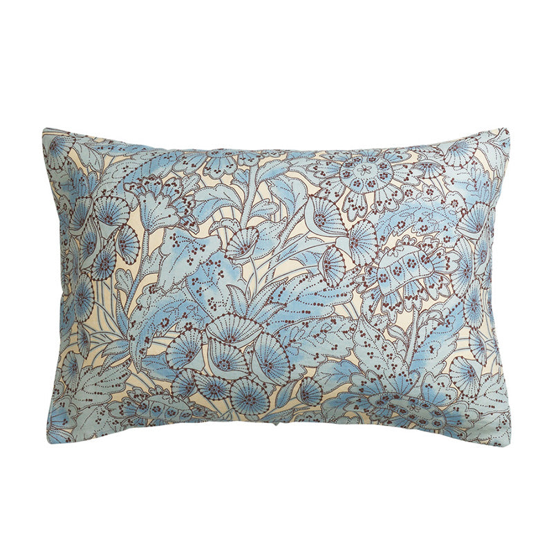 Lucia Linen Pillowcase Set Cerulean