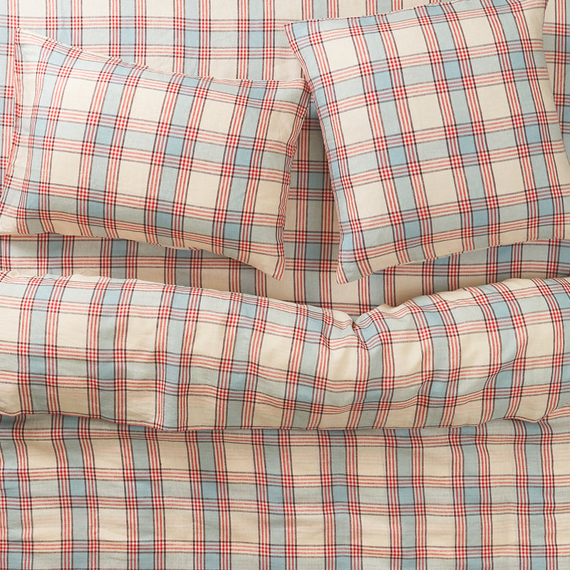 Isla Linen Pillowcase Set Cerulean