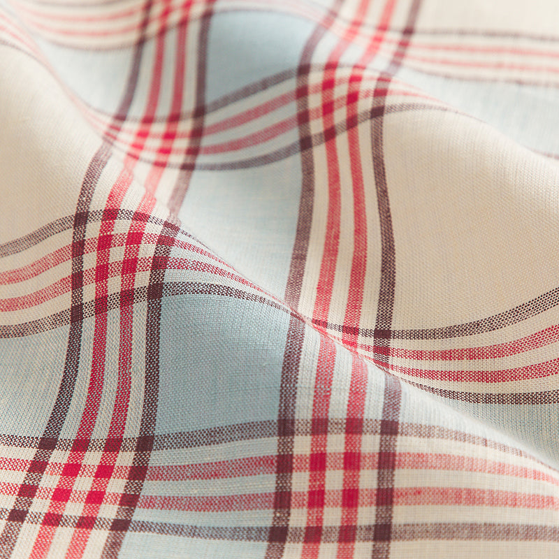 Isla Linen Quilt Cover Cerulean