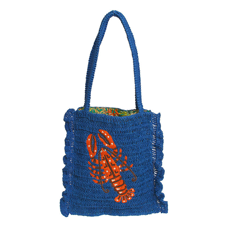 Amelita Crochet Lobster Tote Bag