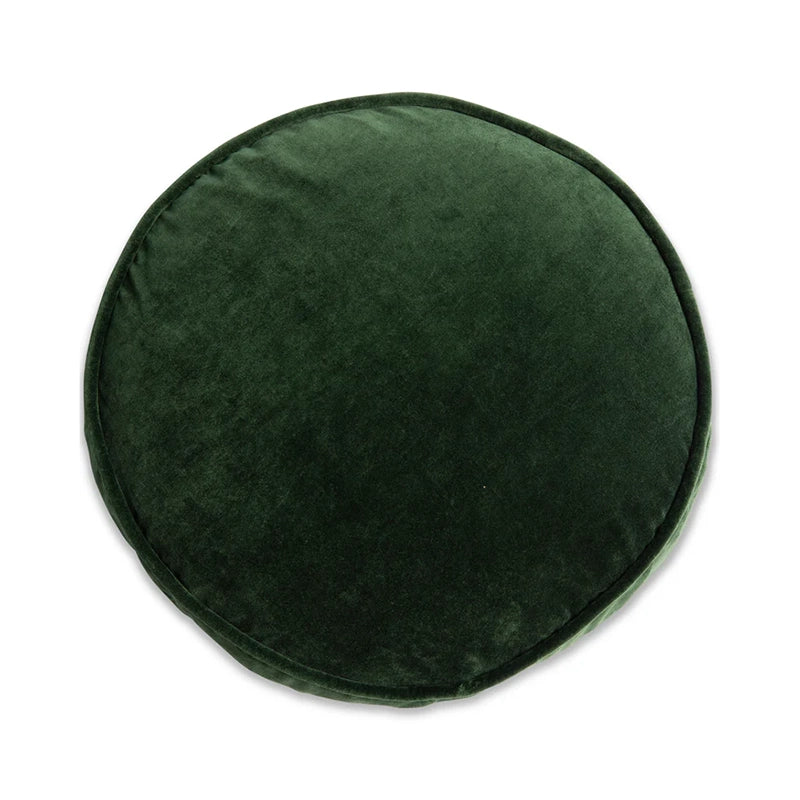 Kombu Green Velvet Pea Cushion