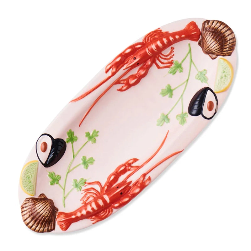 Lobster Bisque Oval Platter Large