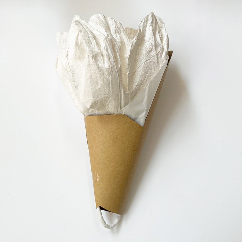 Find Large Poppy Paper Flowers White - Nibbanah at Bungalow Trading Co.