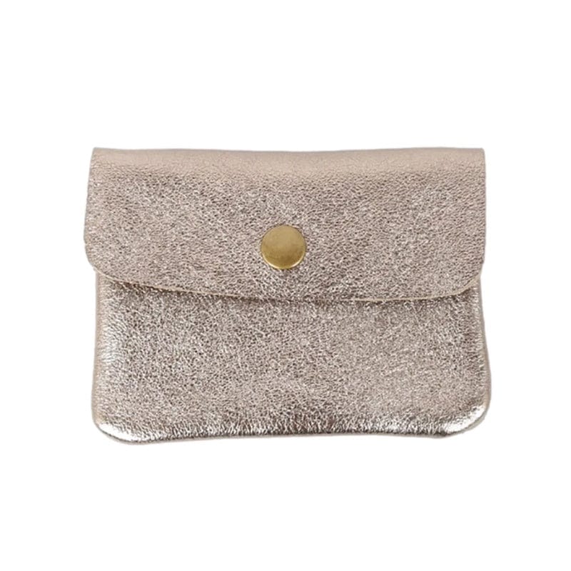 Find Mini Wallet Metallic Champagne - Maison Fanli at Bungalow Trading Co.