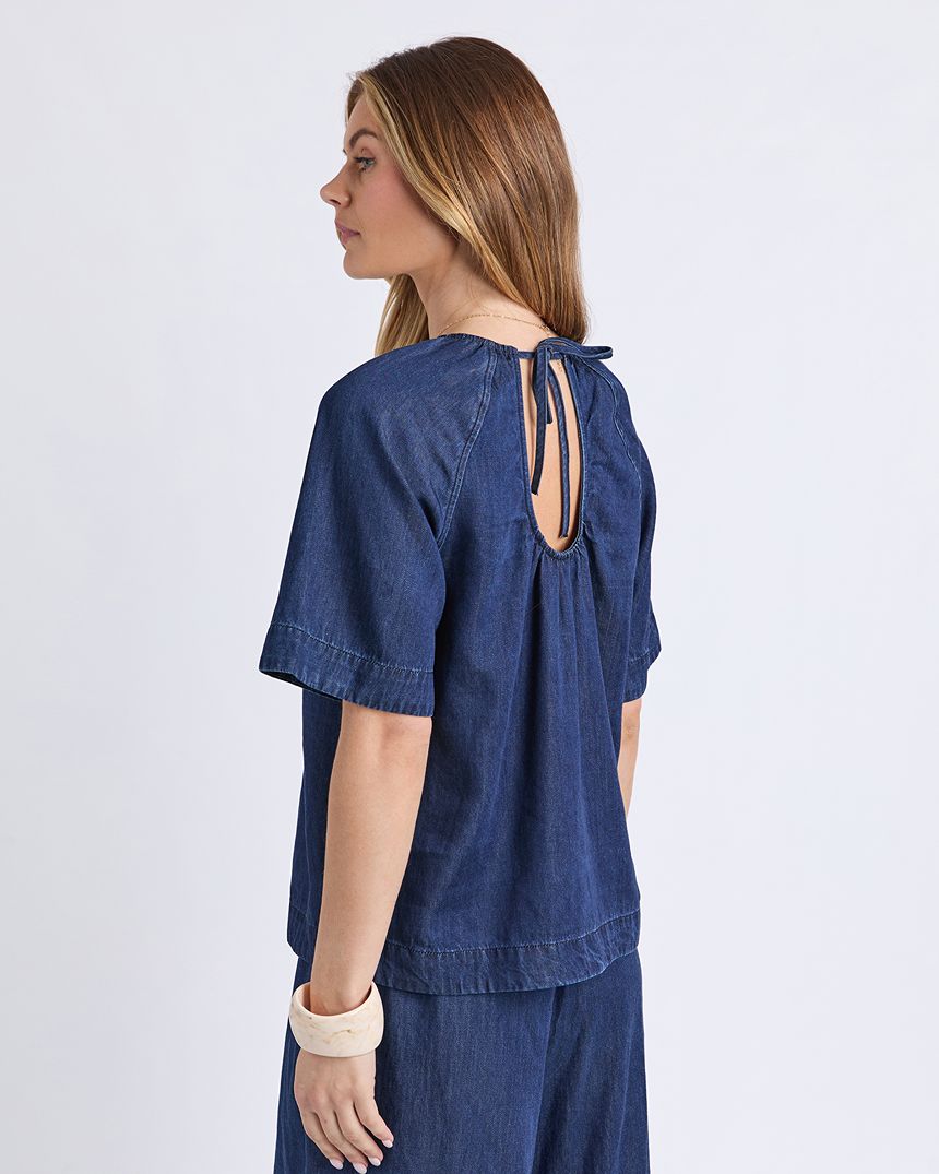 Natalie Top Dark Indigo