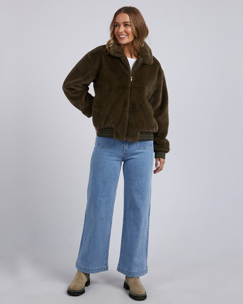 Find Nora Bomber Khaki - Foxwood at Bungalow Trading Co.