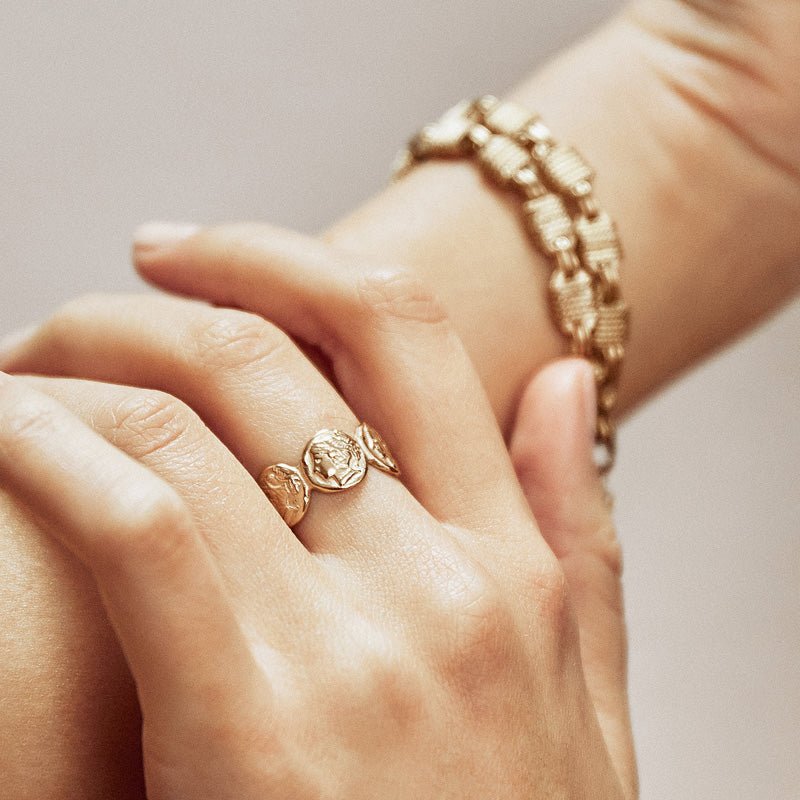 Find Oscar Gold Ring - Arms of Eve at Bungalow Trading Co.