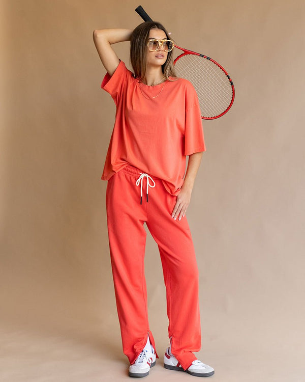 Find Oui Tee Coral - Araminta James at Bungalow Trading Co.