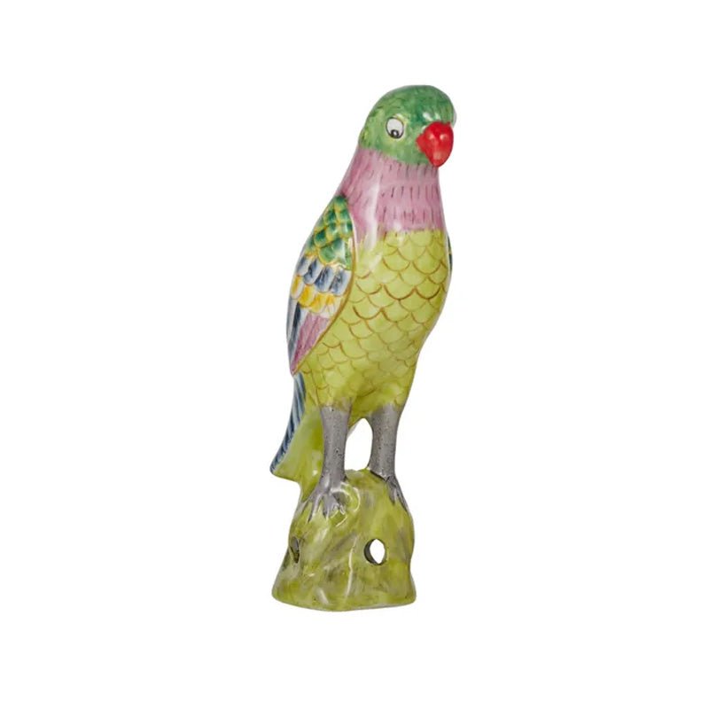 Find Pascal Parrot Ceramic Sculpture - Coast to Coast at Bungalow Trading Co.