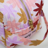 Find Peach Floral Dopp Kit - Mosey Me at Bungalow Trading Co.