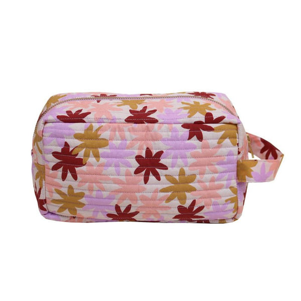 Find Peach Floral Dopp Kit - Mosey Me at Bungalow Trading Co.