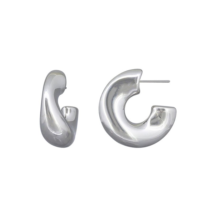 Find Pinch Hoop Earrings - Tiger Tree at Bungalow Trading Co.