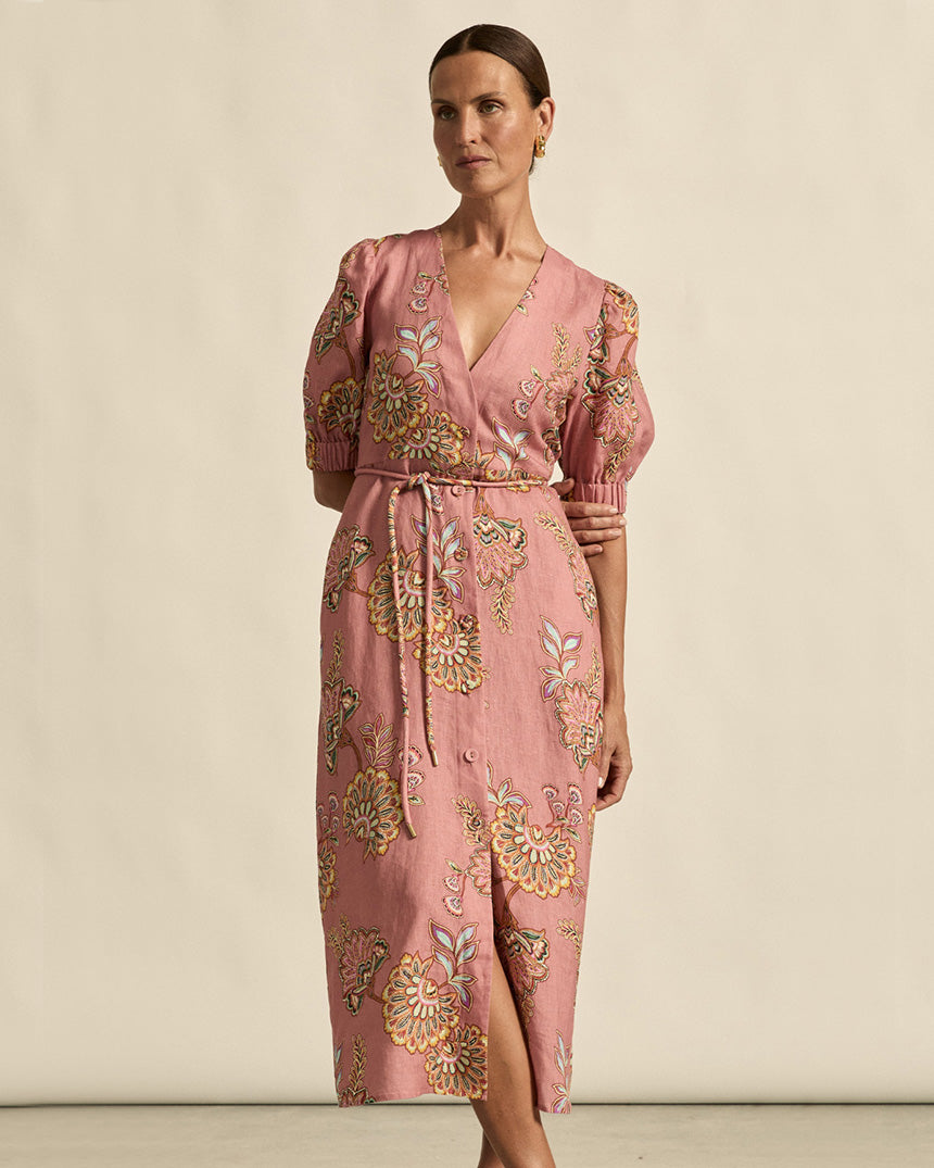 Portrait Dress Kgari Bloom