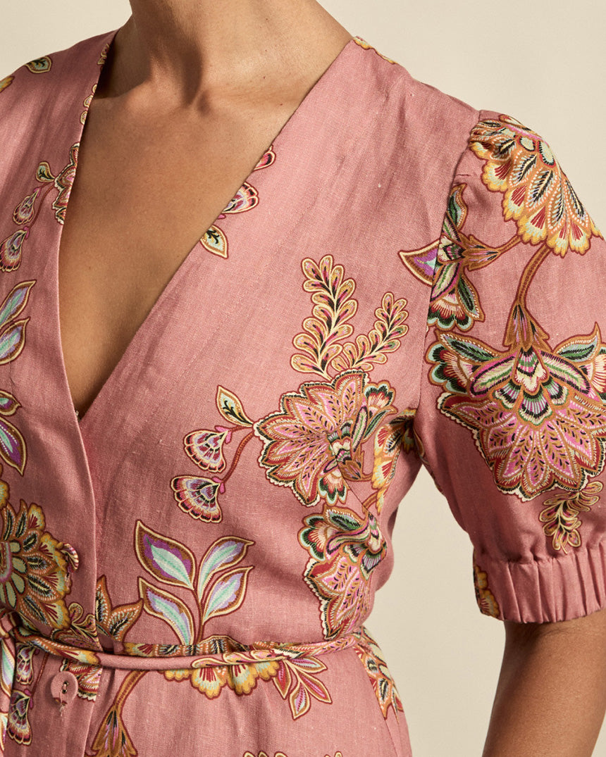 Portrait Dress Kgari Bloom