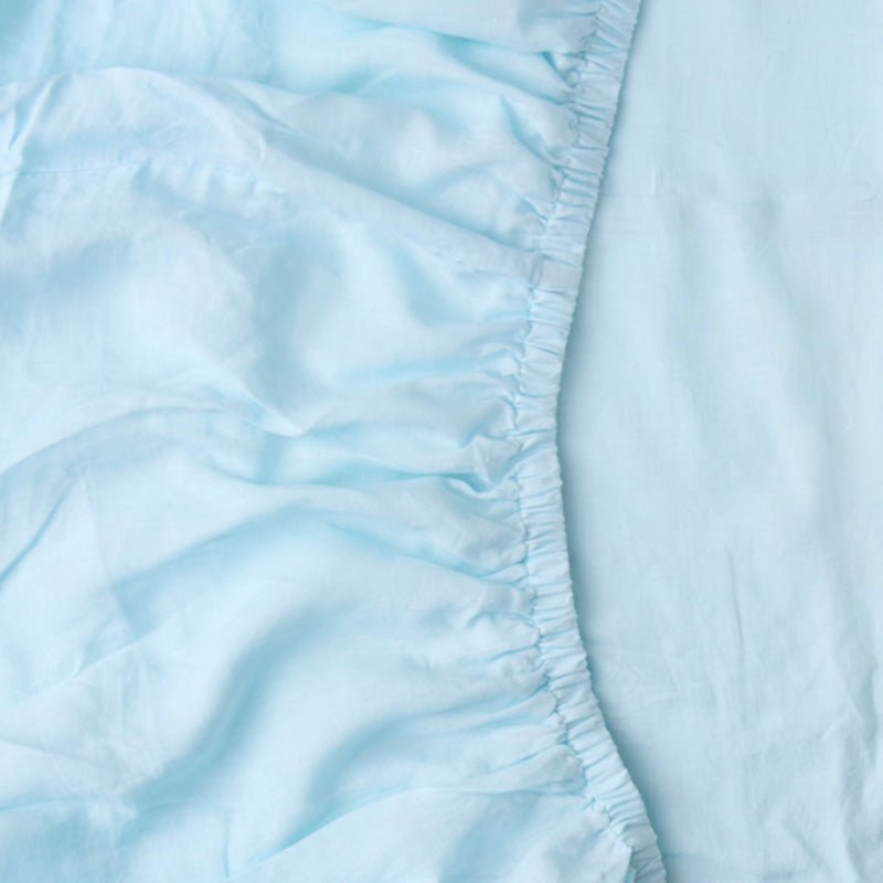 Find Quiet Tide Linen Fitted Sheet - Kip & Co at Bungalow Trading Co.