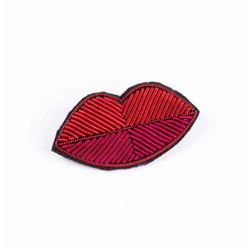 Find Red Lip Brooch - Parisian Cool at Bungalow Trading Co.