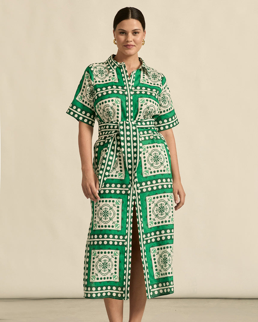 Roam Dress Parrot Scarf