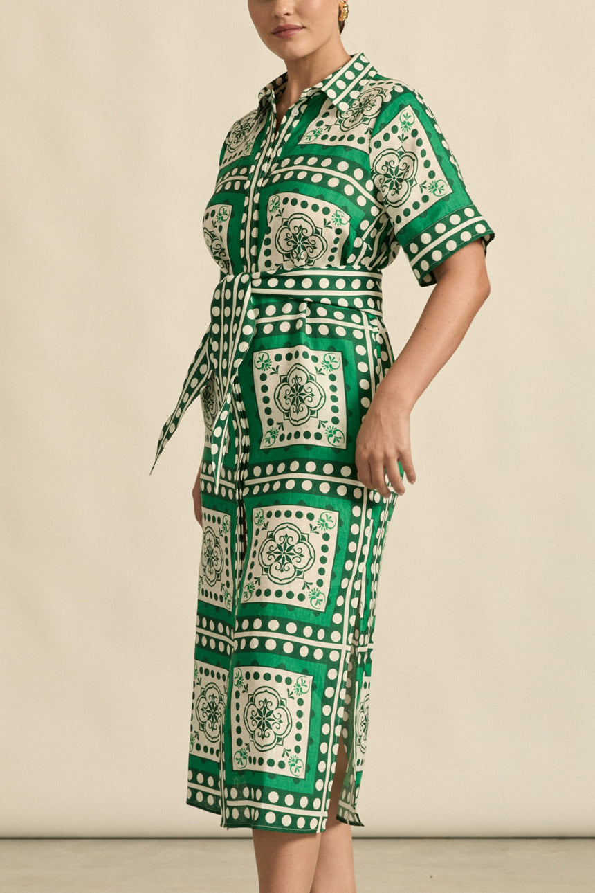 Roam Dress Parrot Scarf