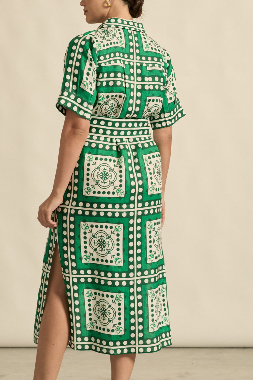 Roam Dress Parrot Scarf