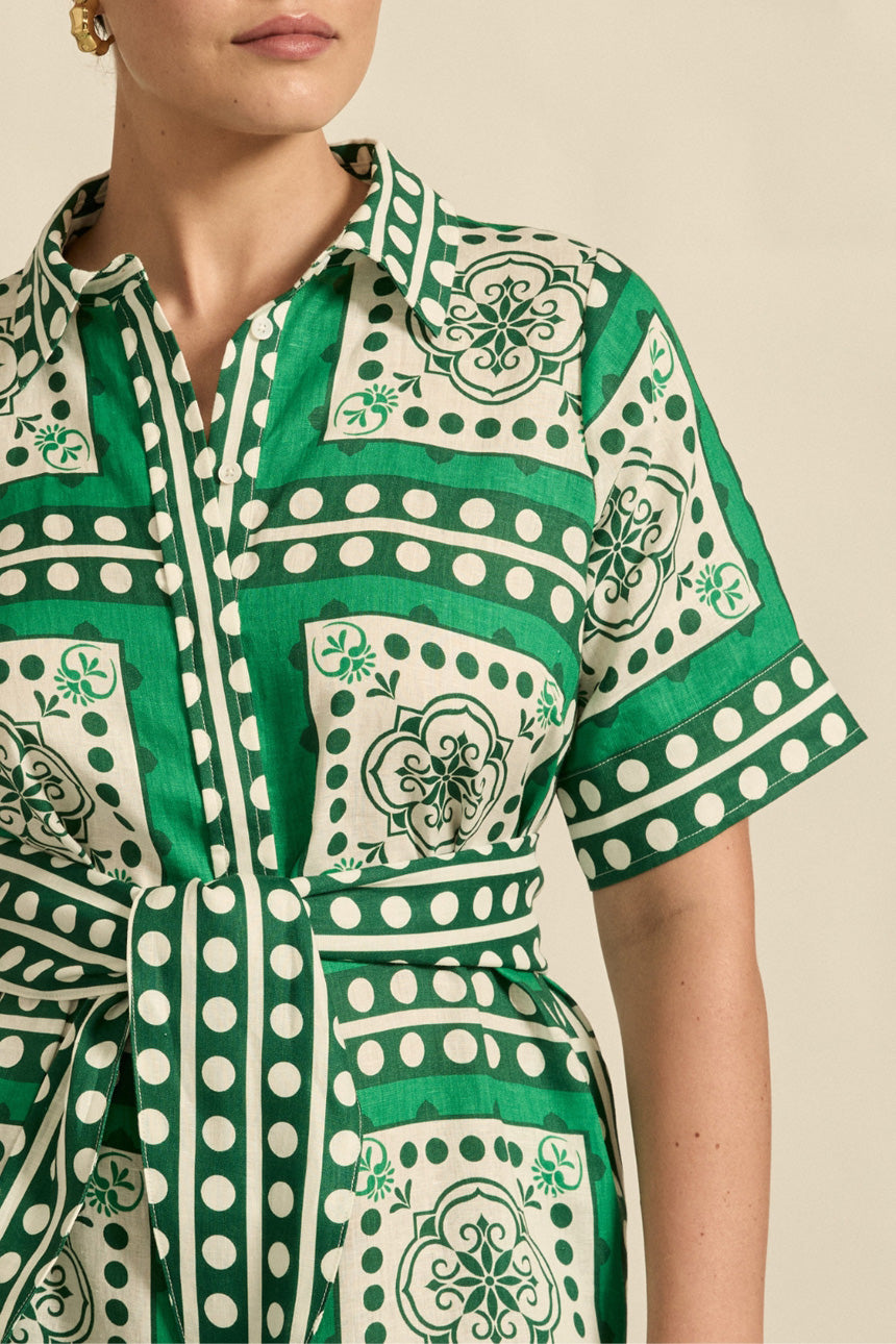 Roam Dress Parrot Scarf