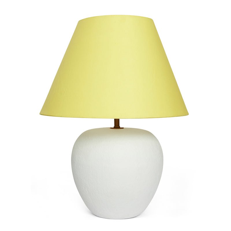 Find Sophie Coconut Lamp with Lemon Shade - PICK UP ONLY - Kip & Co at Bungalow Trading Co.