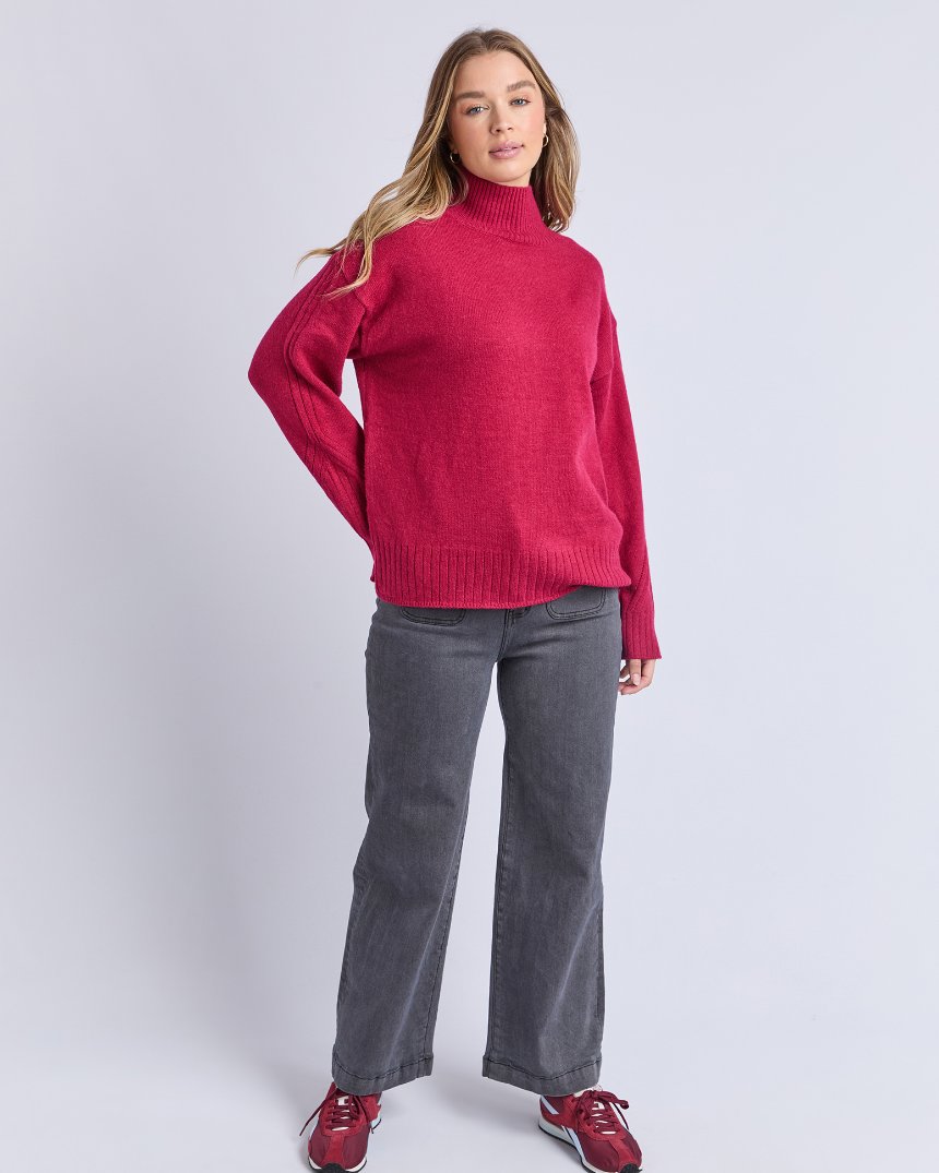 Stellar Knit Rhubarb