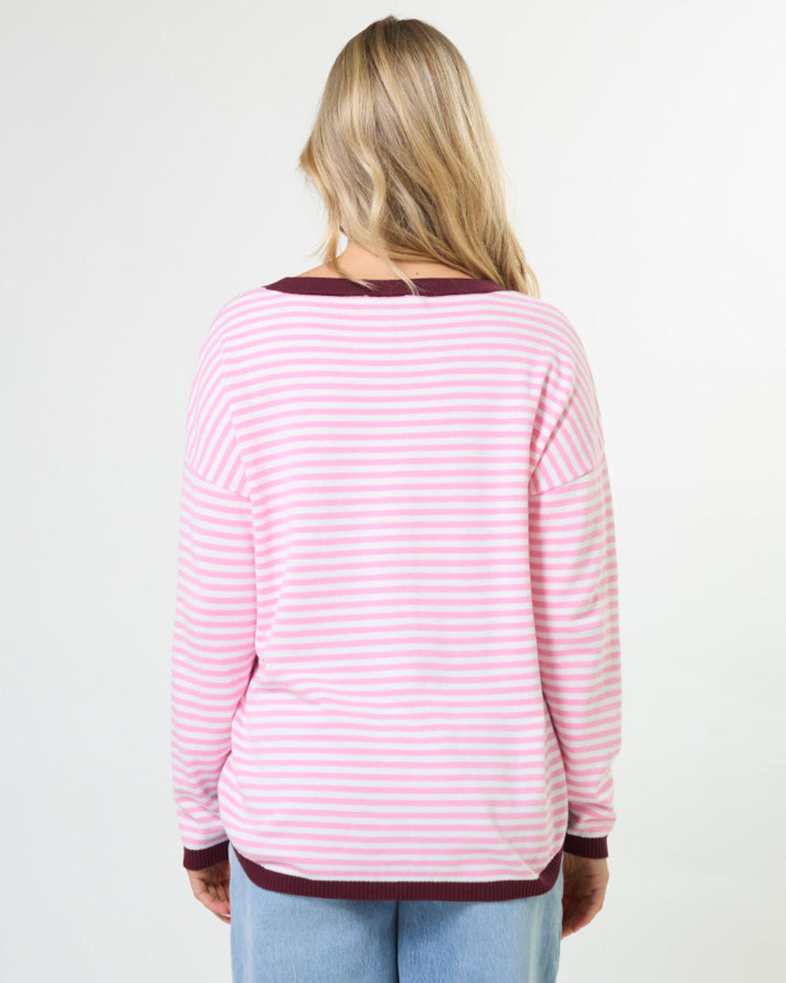 Street Pocket Jumper Strawberry Sangria