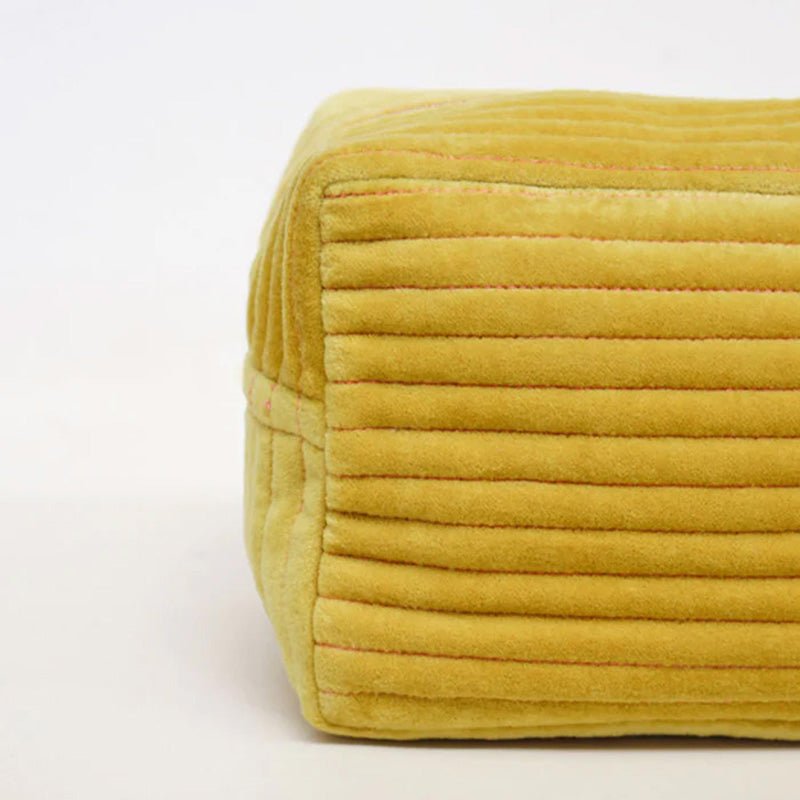 Find Tawny Olive Velvet Dopp Kit - Mosey Me at Bungalow Trading Co.