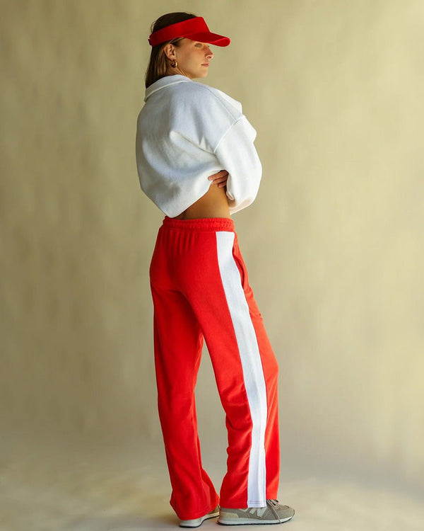 Find Terry Trackside Pant Coral - Araminta James at Bungalow Trading Co.
