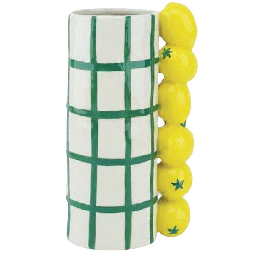 Tuscan Lemon Vase Yellow