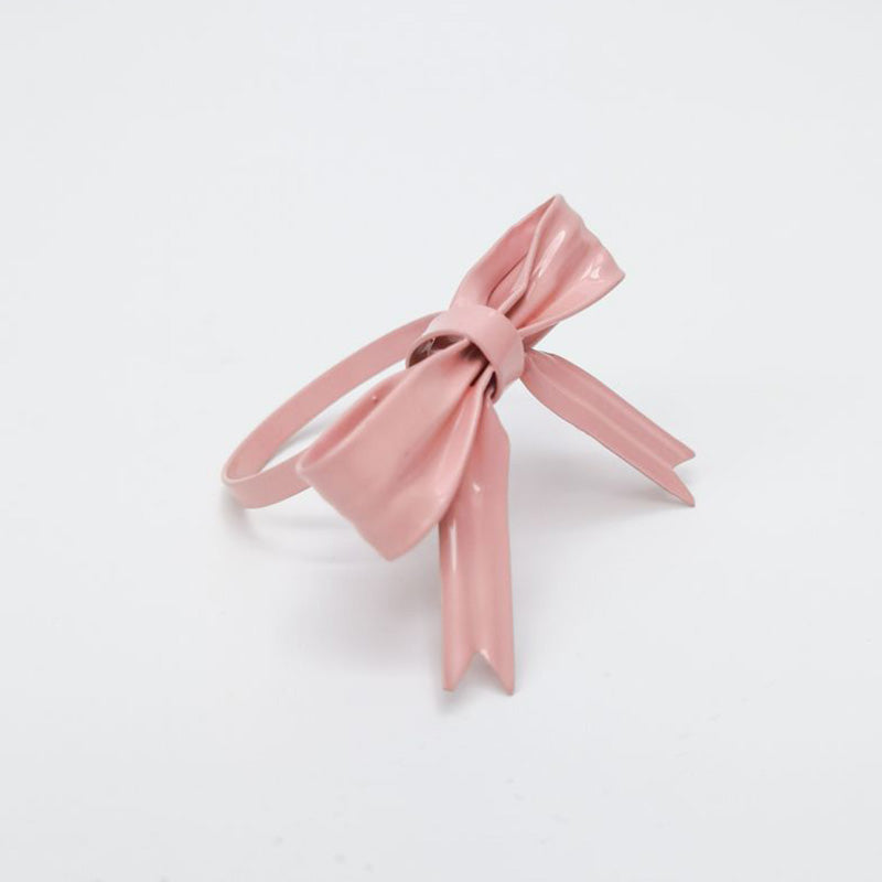 Bow Napkin Ring Pink
