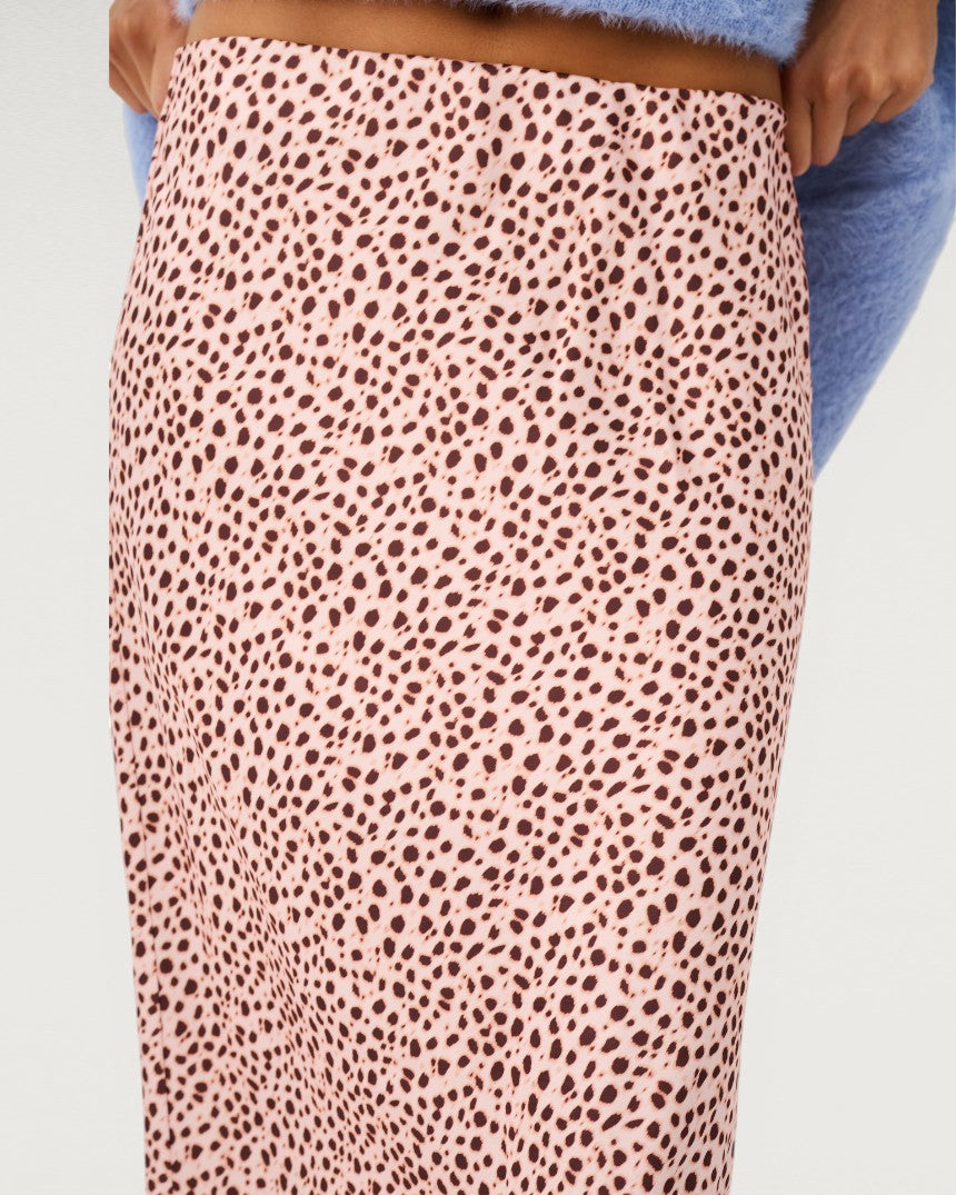 Millie Slip Skirt Ocelot