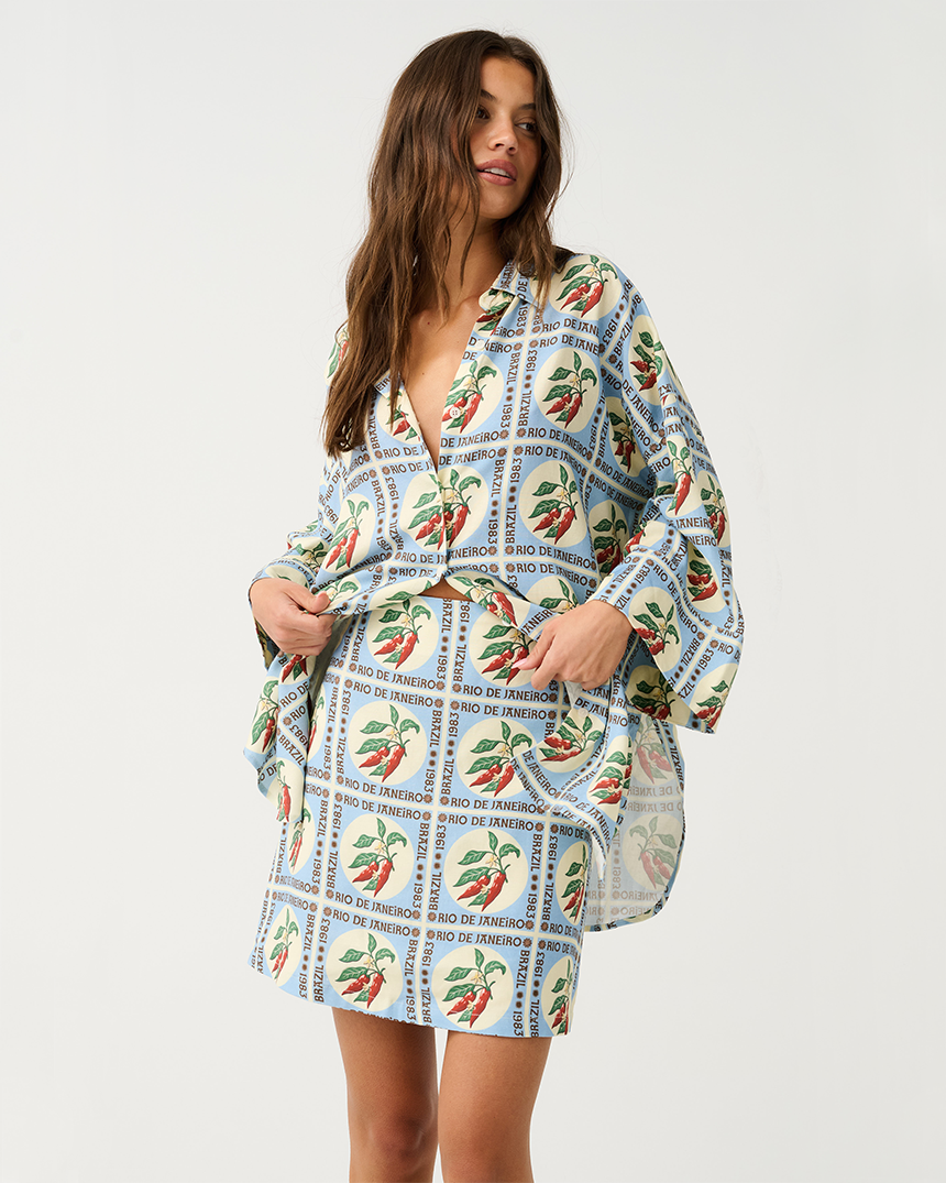 Zyla Mini Skirt Chilli