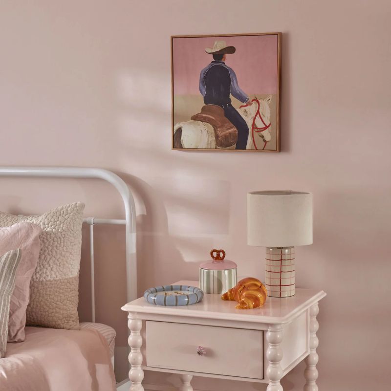 Zadie Table Lamp Ivory & Red