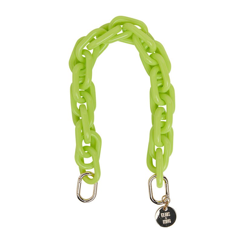 Find Acrylic Chain Strap Yellow - Elms + King at Bungalow Trading Co.