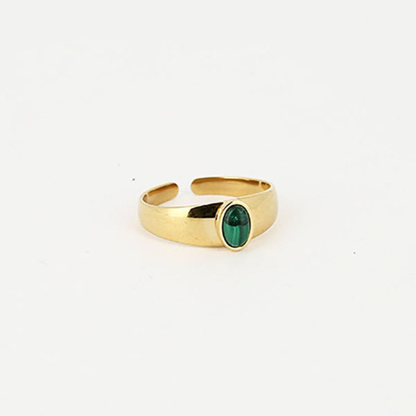 Find Alexandra Ring Green - Zag Bijoux at Bungalow Trading Co.