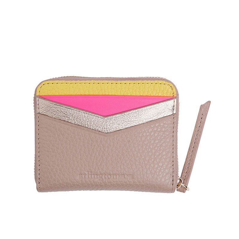 Find Alexis Zip Purse Fawn Multi - Arlington Milne at Bungalow Trading Co.