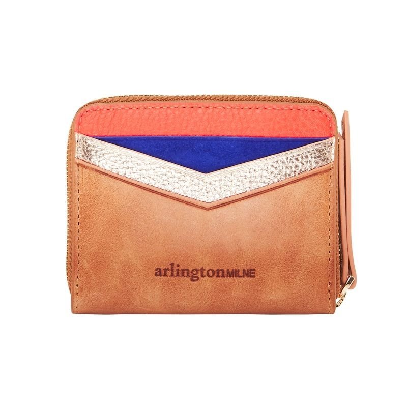 Find Alexis Zip Purse Vintage Tan - Arlington Milne at Bungalow Trading Co.